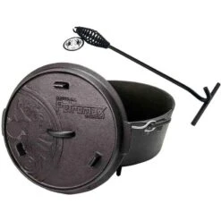 Petromax Dutch Oven FT6-6QT (avec Pieds) Et Levier De Couvercle -Magasin De Sport petromax dutch oven ft6 6qt avec pieds et levier de couvercle 5