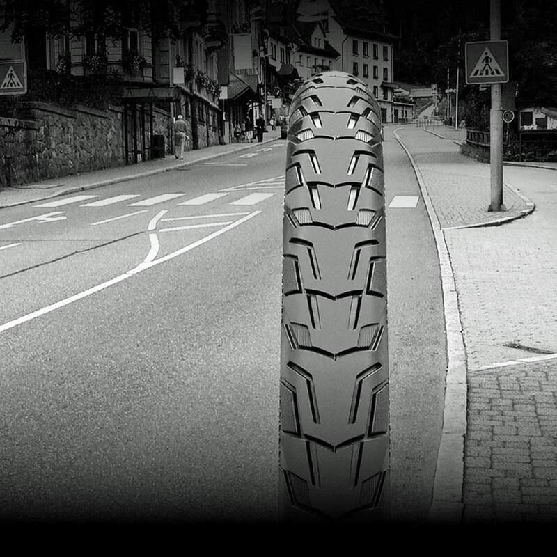 Continental Pneu Ride City - 28 Pouces - Noir - Bandes Réfléchissantes 5 Continental Pneu Ride City - 28 Pouces - Noir - Bandes Réfléchissantes – Image 5