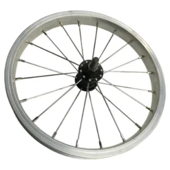 Roue Vélo Pliant Avant 14 Pouces Simple Paroi Argent Tilt 500 XS