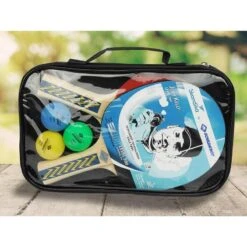 Set De 2 Raquettes De Ping-pong Avec 3 Balles -Magasin De Sport set de 2 raquettes de ping pong avec 3 balles 6