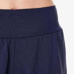 Rockrider SHORT VELO VTT EXPL 100 FEMME BLEU -Magasin De Sport short velo vtt expl 100 femme bleu 2