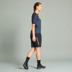 Rockrider SHORT VELO VTT EXPL 700 FEMME NOIR -Magasin De Sport short velo vtt expl 700 femme noir 2