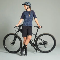 Rockrider SHORT VELO VTT EXPL 700 FEMME NOIR -Magasin De Sport short velo vtt expl 700 femme noir 3