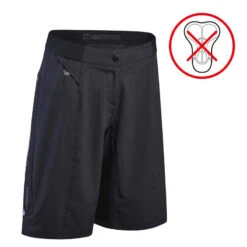 Rockrider SHORT VELO VTT EXPL 700 FEMME NOIR -Magasin De Sport short velo vtt expl 700 femme noir 6