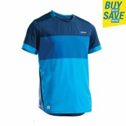 Artengo T-shirt De Tennis Garcon - TTS Dry Bleu -Magasin De Sport t shirt de tennis garcon tts dry bleu 4
