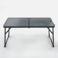 Quechua TABLE BASSE PLIANTE DE CAMPING - MH100 - GRISE -Magasin De Sport table basse pliante de camping mh100 grise 2
