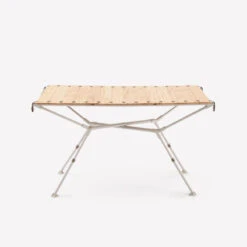 Quechua TABLE DE CAMPING COMPACTE 4/6 PERSONNES - PLATEAU BOIS - POCHE DE RANGEMENT -Magasin De Sport table de camping compacte 46 personnes plateau bois poche de rangement 9