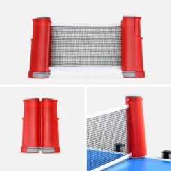 Table De Ping Pong OUTDOOR Bleue, Avec 2 Raquettes Et 3 Balles, Pour Utilisation -Magasin De Sport table de ping pong outdoor bleue avec 2 raquettes et 3 balles pour utilisation 4