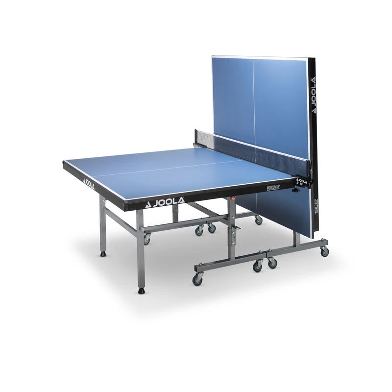 JOOLA Table De Tennis De Table World Cup 22 Indoor Châssis Pliable Bleu 4 JOOLA Table De Tennis De Table World Cup 22 Indoor Châssis Pliable Bleu – Image 4