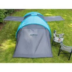 Tente Dôme Hammerfest 4 Sleeper Protect - Sol Cousu - 4 Pers - 2 Cabines Noires -Magasin De Sport tente dome hammerfest 4 sleeper protect sol cousu 4 pers 2 cabines noires 4