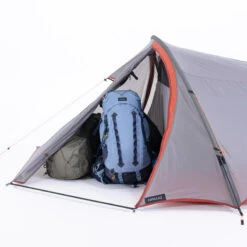 Tente Tunnel De Trekking - 3 Places - MT900 Ultralight -Magasin De Sport tente tunnel de trekking 3 places mt900 ultralight 4