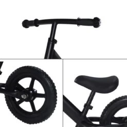 Vélo D'équilibre Cruiser - 12 Pouces - Garçons Et Filles - Noir -Magasin De Sport velo dequilibre cruiser 12 pouces garcons et filles noir 3