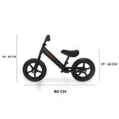 Vélo D'équilibre Cruiser - 12 Pouces - Garçons Et Filles - Noir -Magasin De Sport velo dequilibre cruiser 12 pouces garcons et filles noir 4