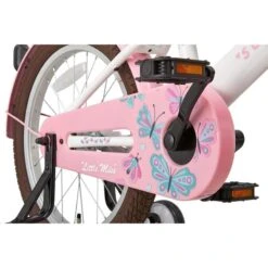 Vélo Enfant SuperSuper Little Miss - 18 Pouces - Blanc -Magasin De Sport velo enfant supersuper little miss 18 pouces blanc 3
