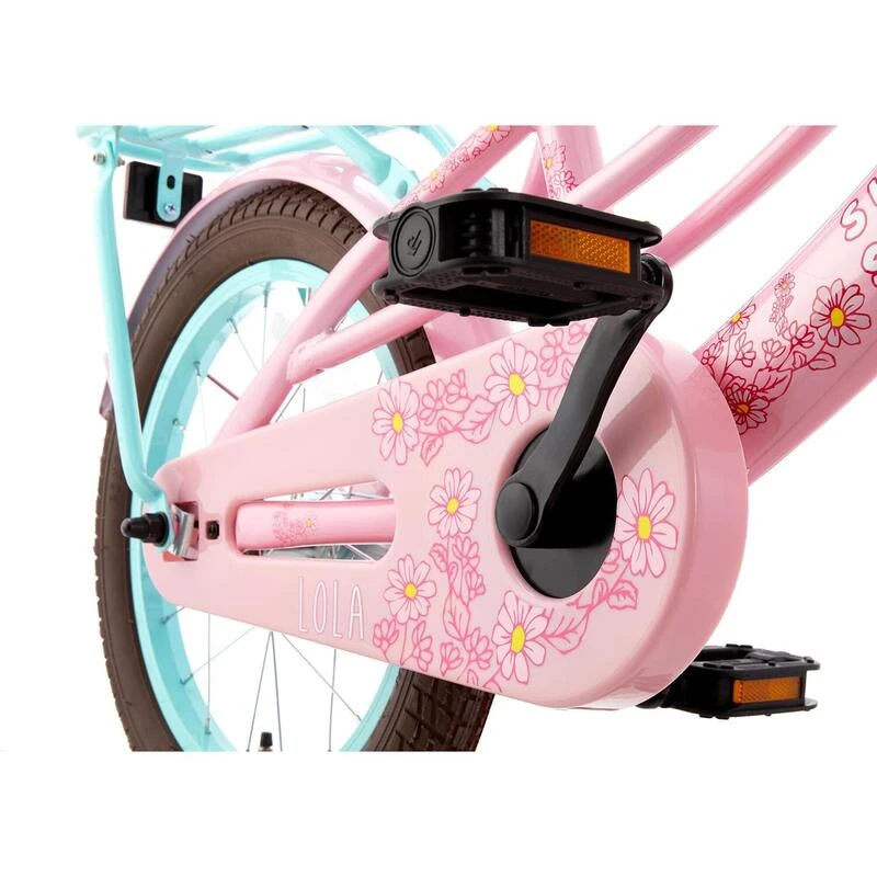 Vélo Enfant SuperSuper Lola - Filles - 16 Pouces - Turquoise / Rose 4 Vélo Enfant SuperSuper Lola - Filles - 16 Pouces - Turquoise / Rose – Image 4