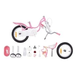 Vélo Swan Enfant 18" Garçons Filles - Rose -Magasin De Sport velo swan enfant 18 garcons filles rose 2