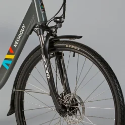 Vélo Ville électrique - NEOMOUV Allegria 2 Hydraulique - Graphite -Magasin De Sport velo ville electrique neomouv allegria 2 hydraulique graphite 3