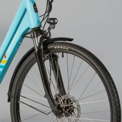 Vélo Ville électrique - NEOMOUV Sinapia Hydraulique - Turquoise -Magasin De Sport velo ville electrique neomouv sinapia hydraulique turquoise 3