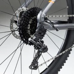 Rockrider VÉLO VTT ST 900 GRIS ORANGE 27,5" -Magasin De Sport velo vtt st 900 gris orange 275 2