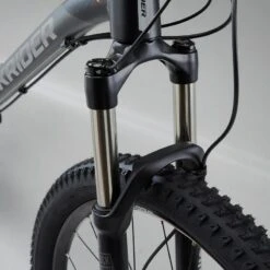 Rockrider VÉLO VTT ST 900 GRIS ORANGE 27,5" -Magasin De Sport velo vtt st 900 gris orange 275 4