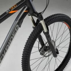 Rockrider VÉLO VTT ST 900 GRIS ORANGE 27,5" -Magasin De Sport velo vtt st 900 gris orange 275 6