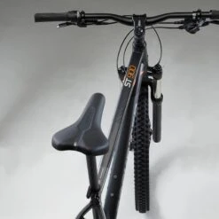 Rockrider VÉLO VTT ST 900 GRIS ORANGE 27,5" -Magasin De Sport velo vtt st 900 gris orange 275 8