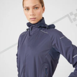 VESTE RUNNING HIVER FEMME DÉPERLANTE COUPE-VENT- KIPRUN WARM REGUL BLEU -Magasin De Sport veste running hiver femme deperlante coupe vent kiprun warm regul bleu 5