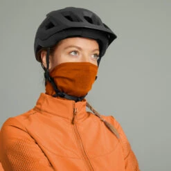 Rockrider VESTE VELO VTT HIVER FEMME ORANGE -Magasin De Sport veste velo vtt hiver femme orange 2