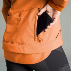 Rockrider VESTE VELO VTT HIVER FEMME ORANGE -Magasin De Sport veste velo vtt hiver femme orange 6