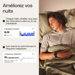 Withings - ScanWatch Light (37mm-black) -Magasin De Sport withings scanwatch light 37mm black 4